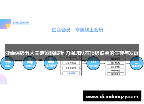 亚泰保级五大关键策略解析 力保球队在顶级联赛的生存与发展
